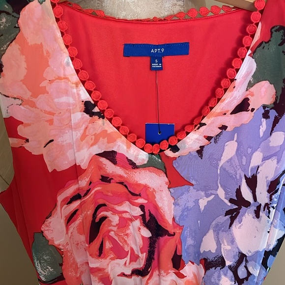 Apt 9 NWT Hi Lo Maxi Vibrant Pink Floral
Sleeveless Dress Size Small NWT - Picture 5 of 15